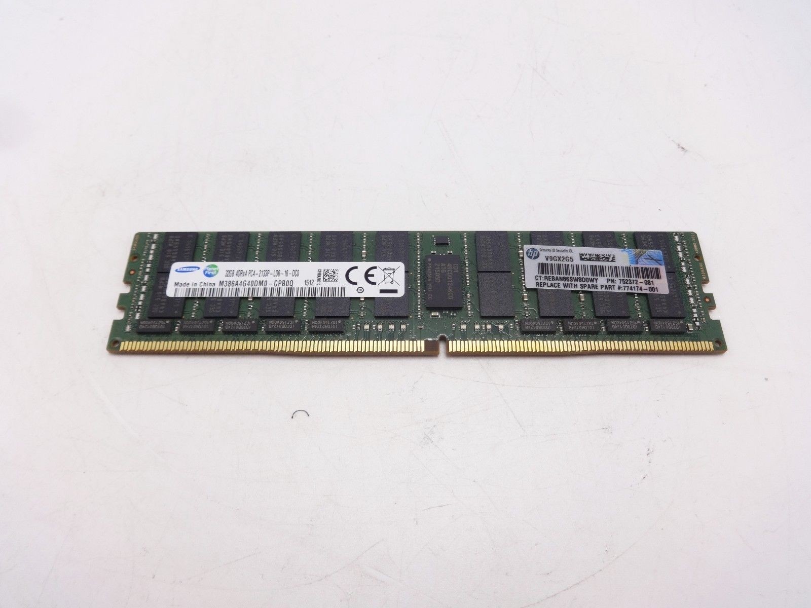 HPe 726722-B21 32GB 4RX4 PC4-17000 DDR4-2133P Memory Module