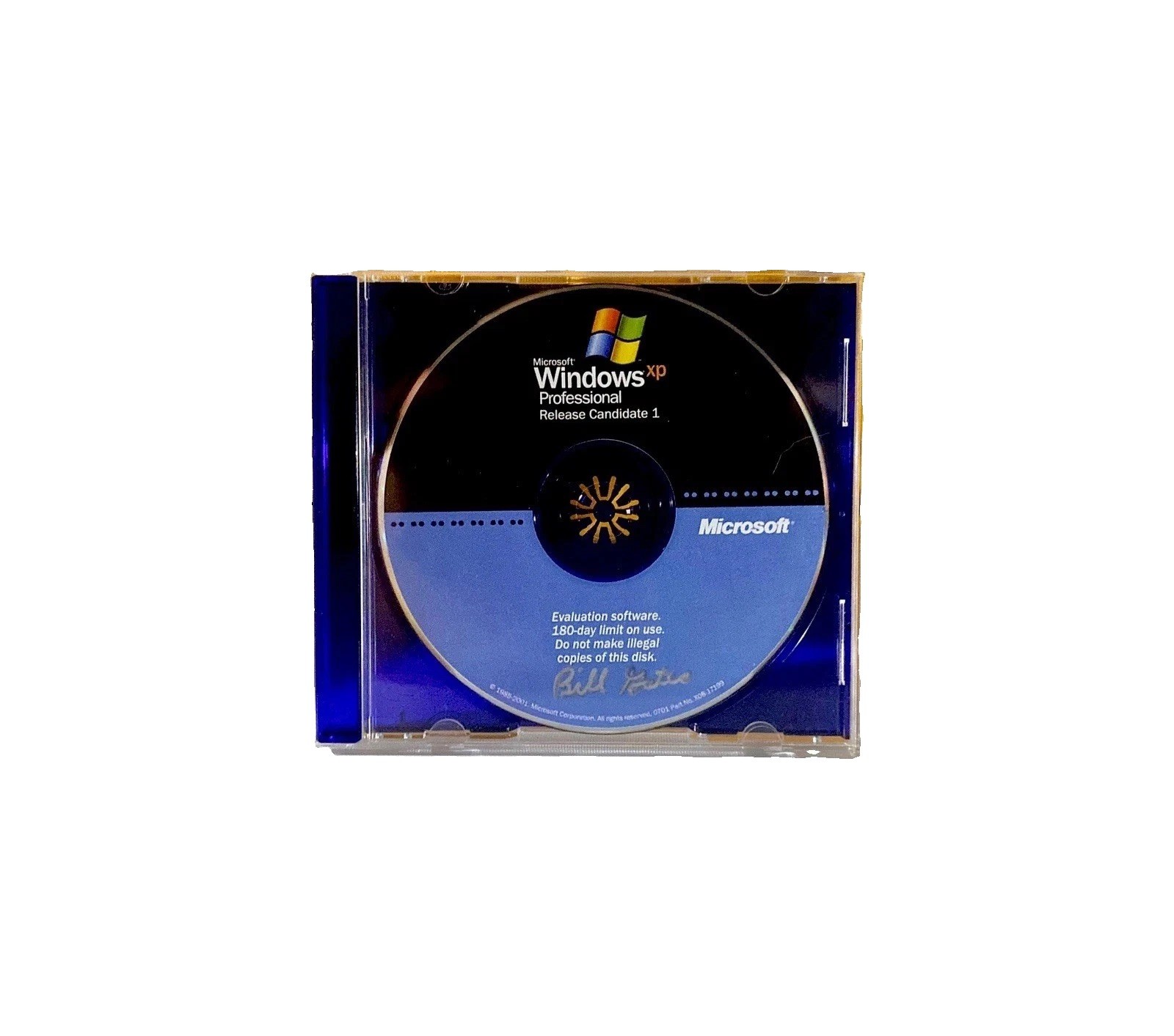 Microsoft Windows 2000s Collection Signed by BILL GATES