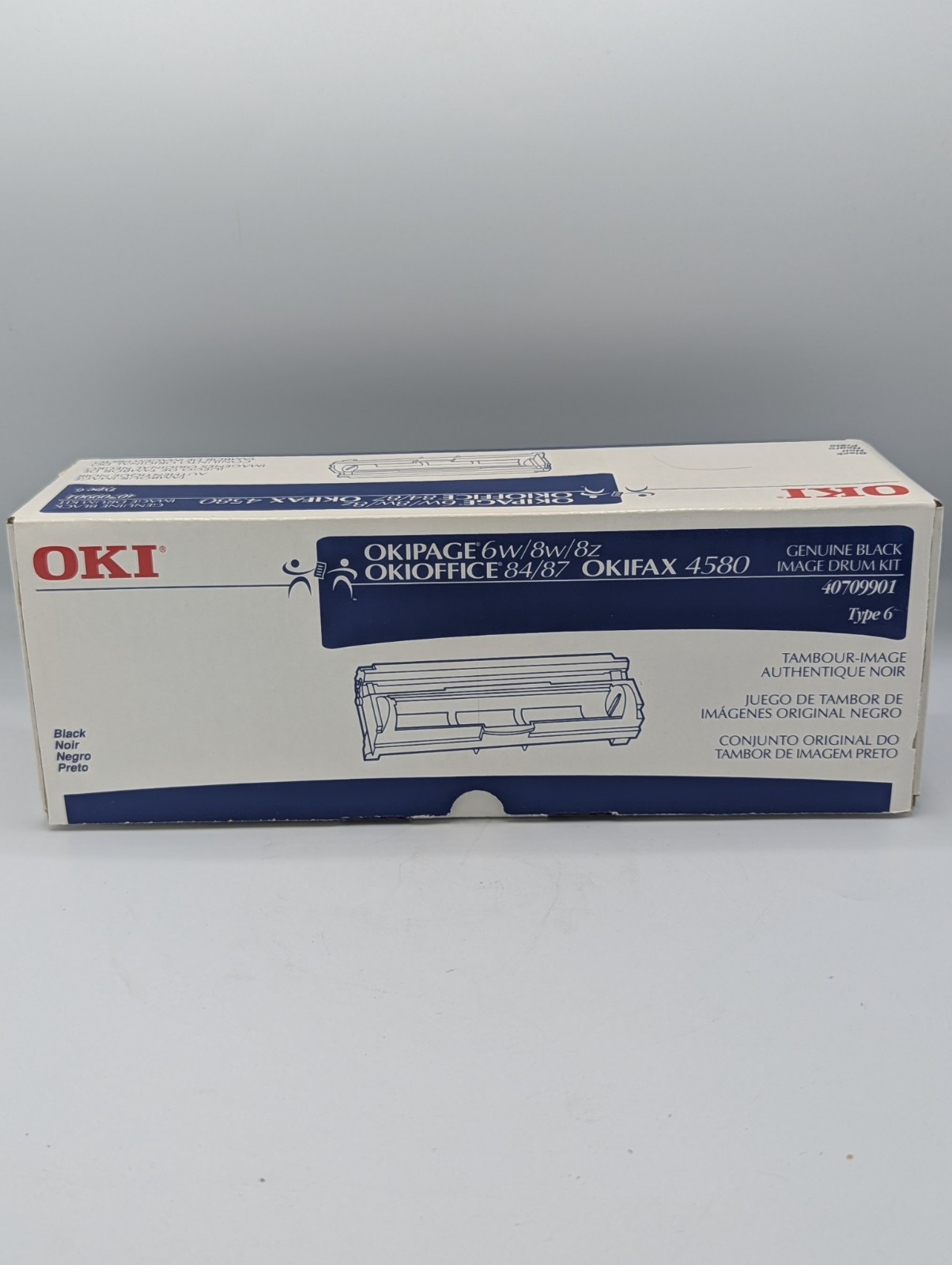 Genuine OKIDATA (OKI) Type 6 Black Image Drum Kit 40709901