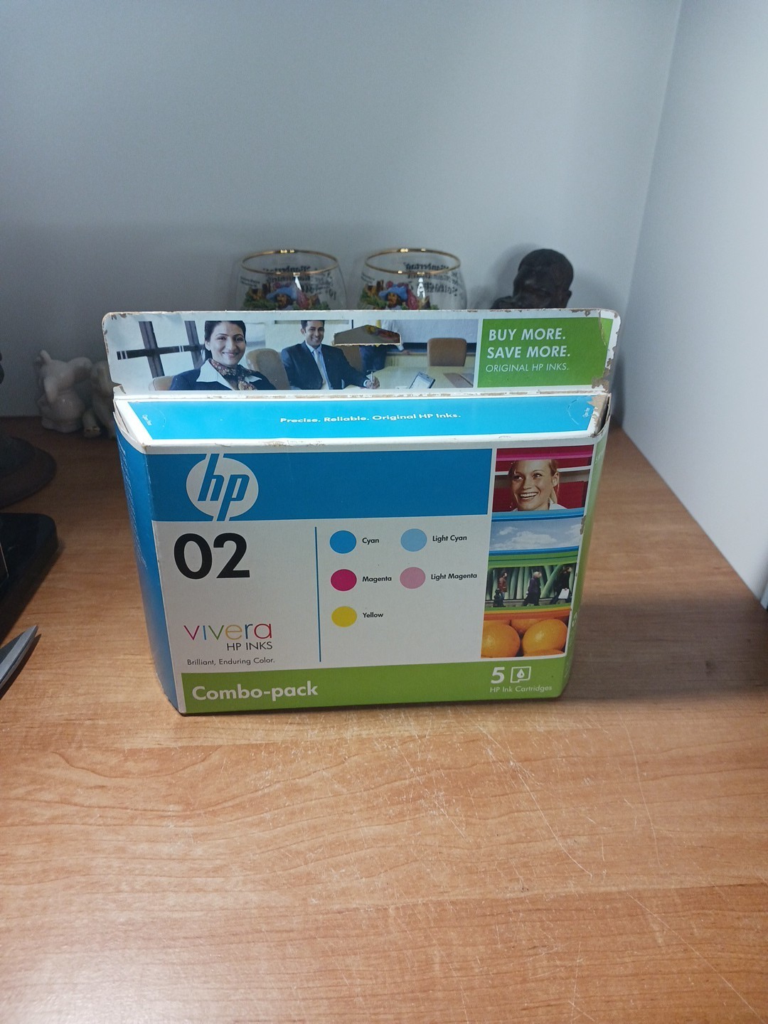 HP 02 Vivera Ink Cartridge Combo-Pack - CC604FN (New Sealed)