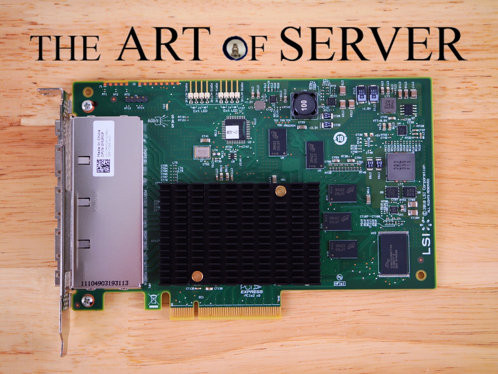 LSI 9201-16e 6Gbps 16-lane external SAS HBA P20 IT Mode ZFS TrueNAS unRAID NoROM