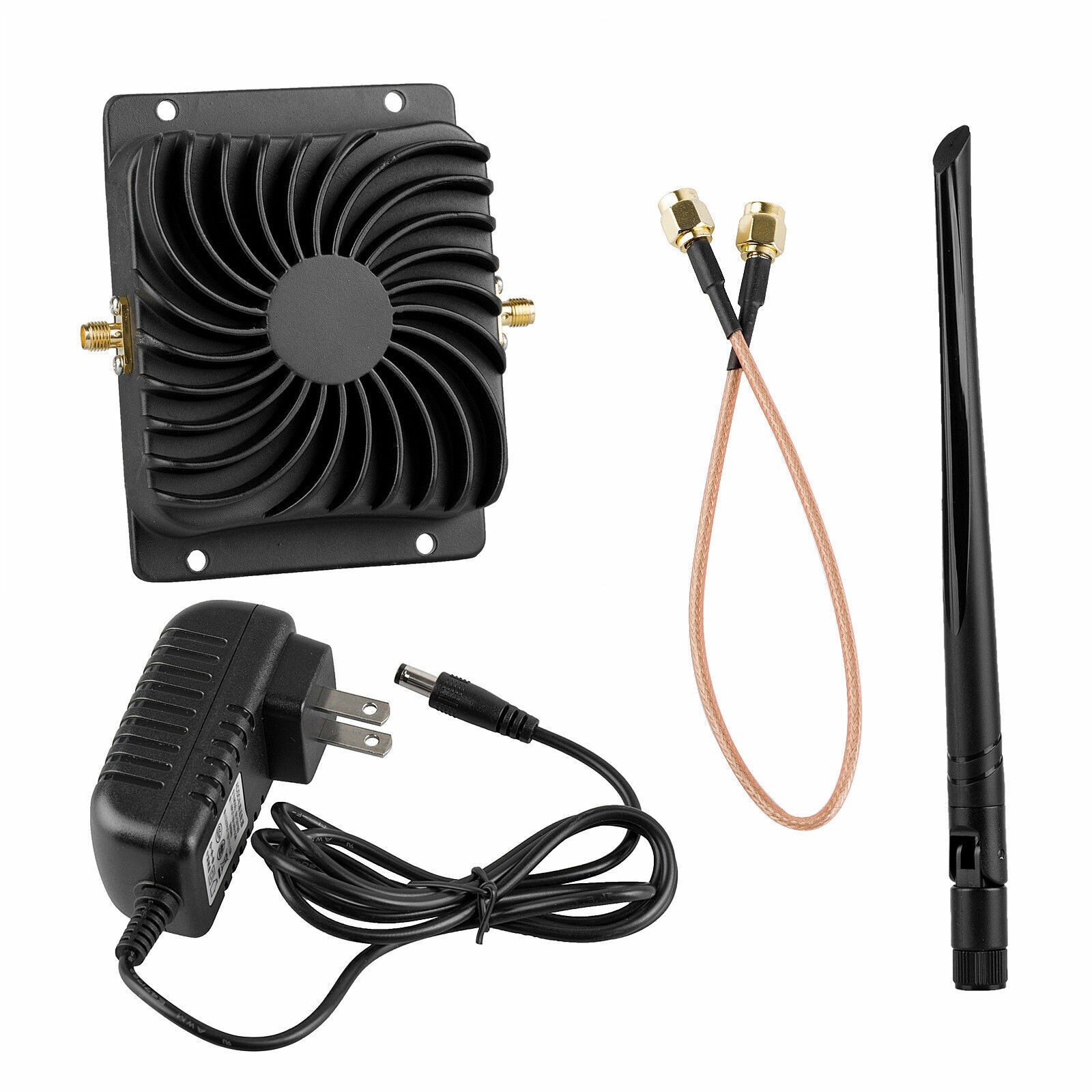 5W WiFi Wireless Booster 2.4GHz Broadband LAN Antenna Signal Amplifier Extender