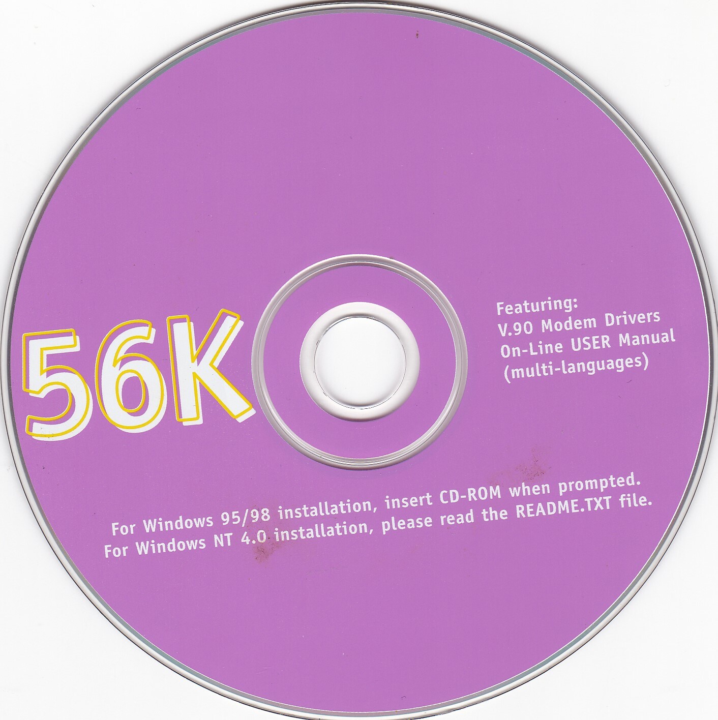 Vintage 56K Featuring: V.90 Modem Drivers, On-Line USER Manual for Windows 95/98
