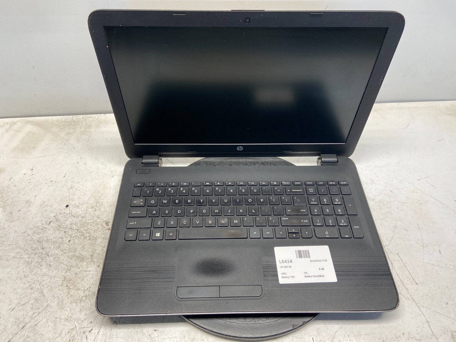 HP 250 G5 i5 8 GB NO HDD - For Parts/Repair