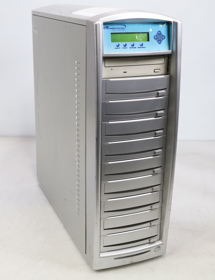 Vinpower SharkCopier 10 Target Daisy Chain SATA DVD CD Duplicator 24x Copier