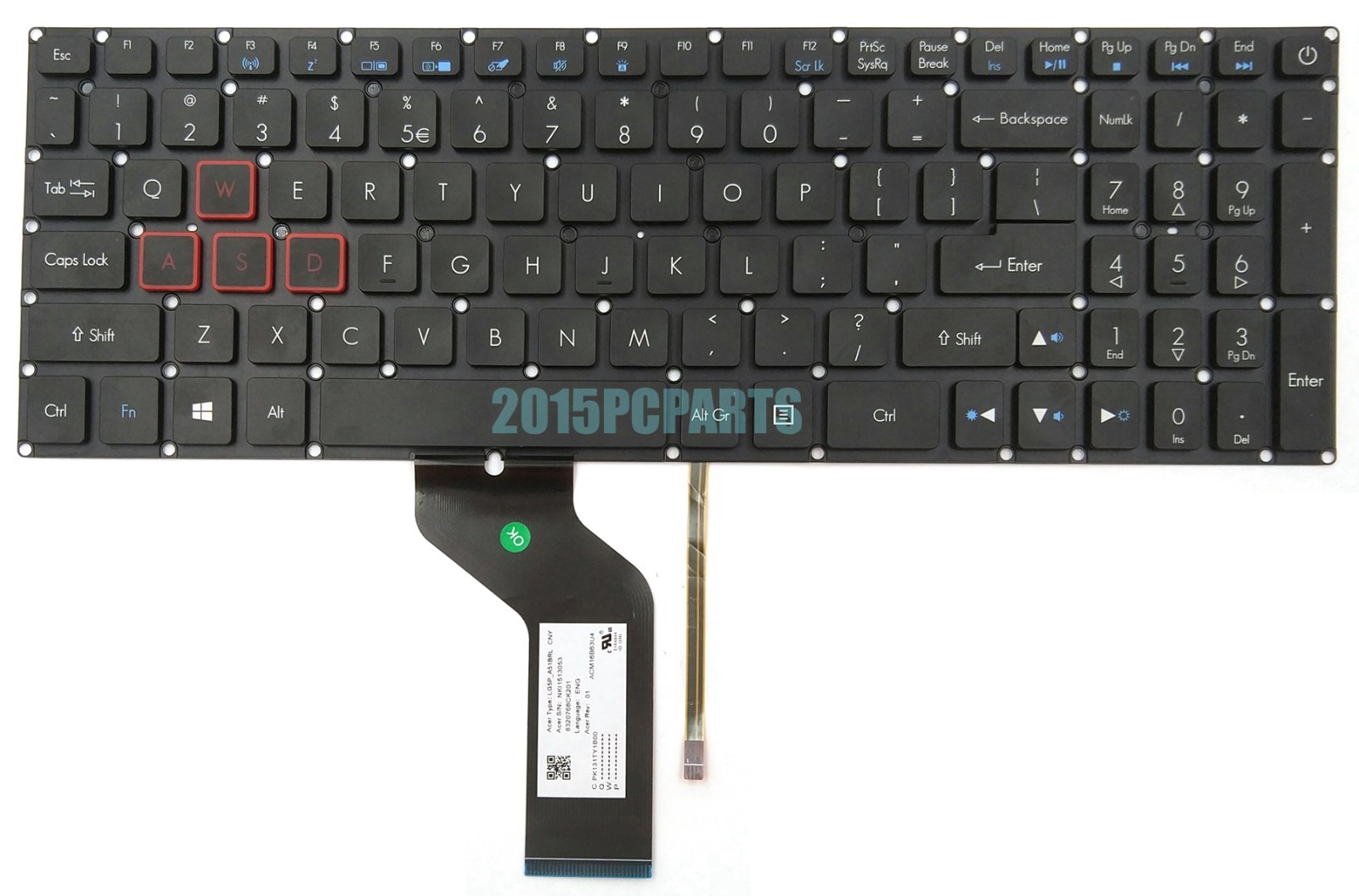 New for Acer Predator Helios 300 G3-571 G3-572 Keyboard US backlit