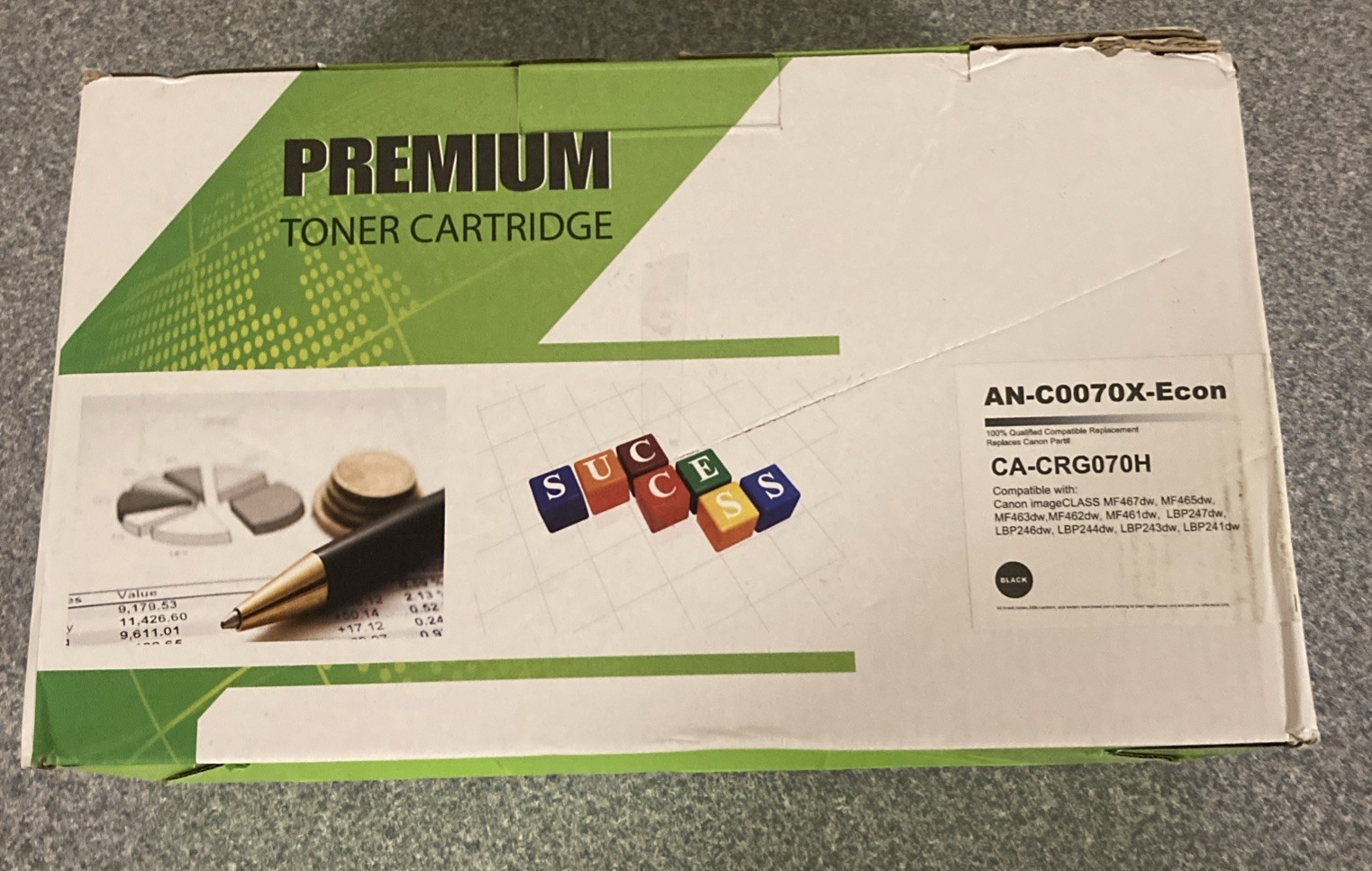 070H CRG-070H CRG070H Compatible Toner Cartridge High Capacity 10200 Pages for C