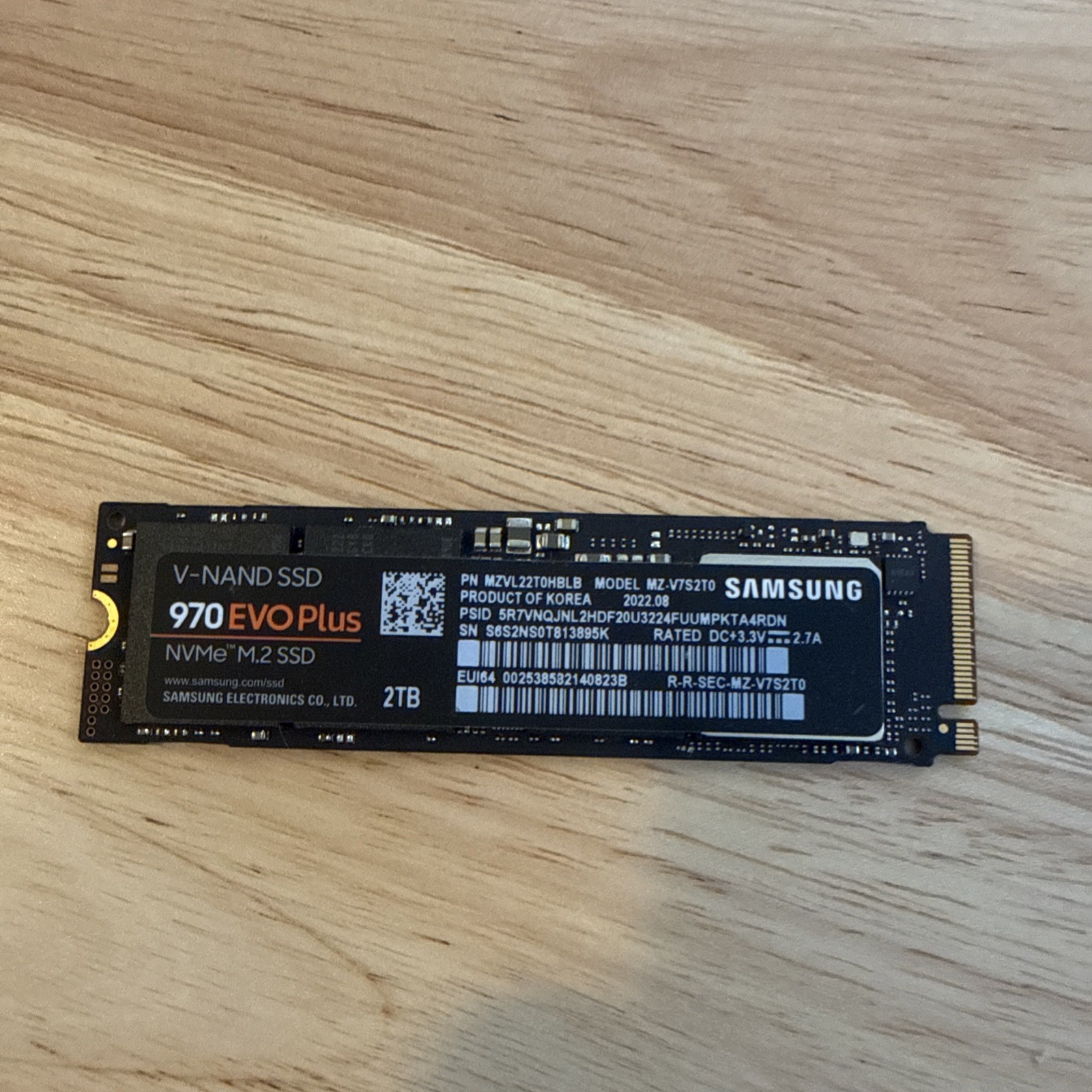 Samsung SSD 970 EVO Plus 2TB M.2 NVME Internal Storage
