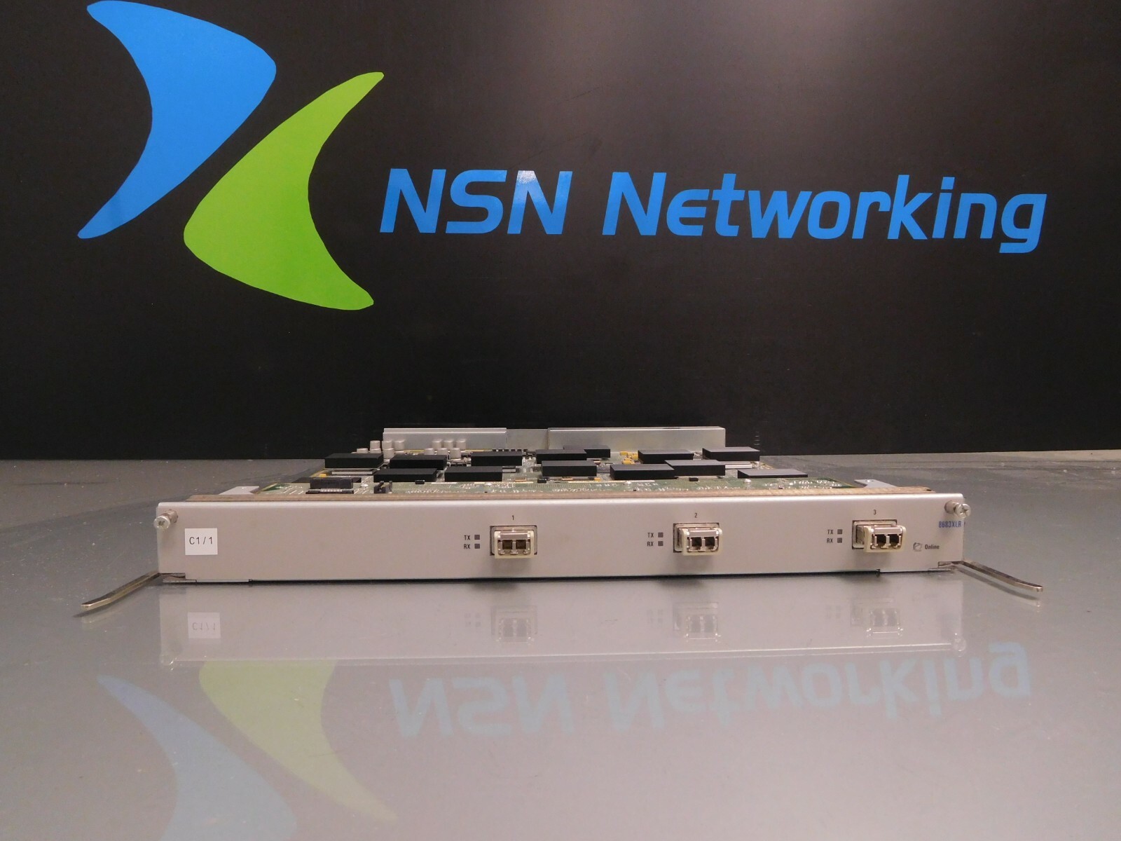 Nortel Avaya Passport DS1404101-E5 8683XLR 3-Port 10Gbe XFP Switch Module