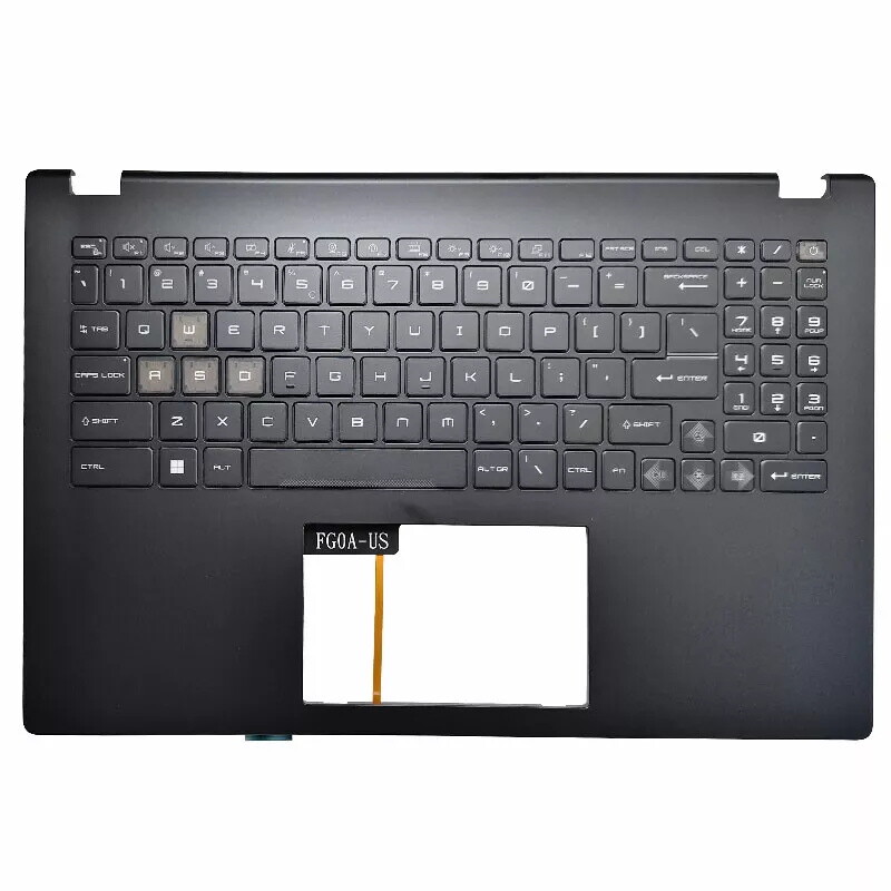 Laptop NEW For MSI Modern 15 B12M MS-15H1 MS-15H2 US Keyboard Palmrest Cover