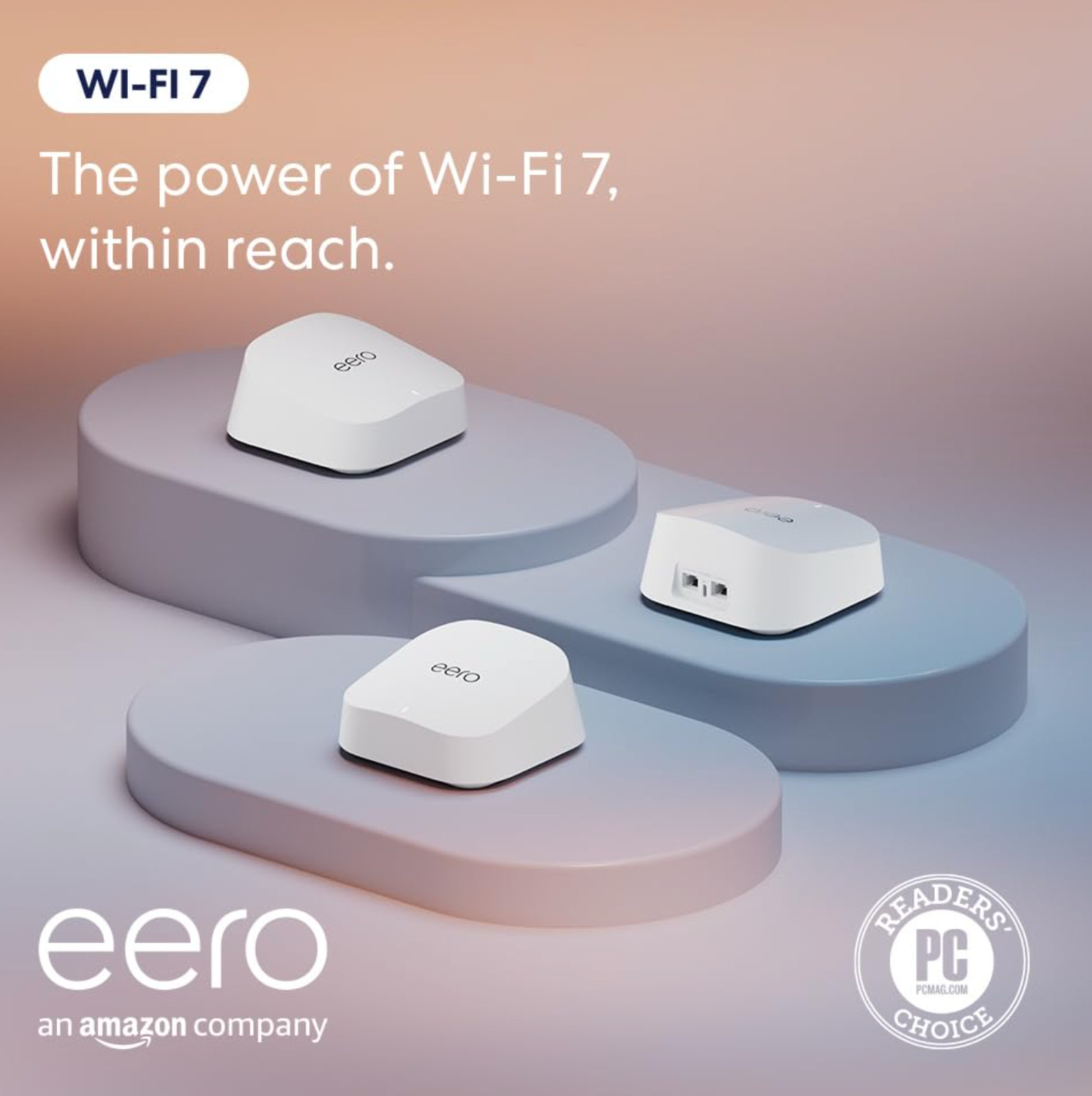 Eero 7 Dual-Band Mesh Wi-Fi 7 System (3-pack) - New-Sealed-MSRP $349.99
