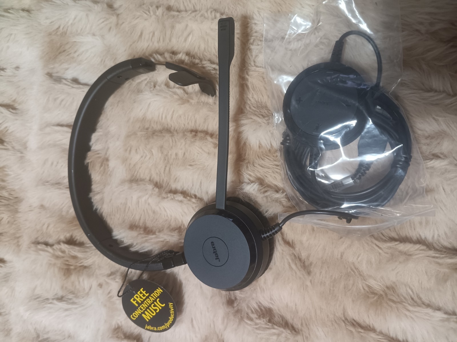 Jabra GN HSC016 Evolve 20 Stereo MS Corded USB Headset With Microphone New