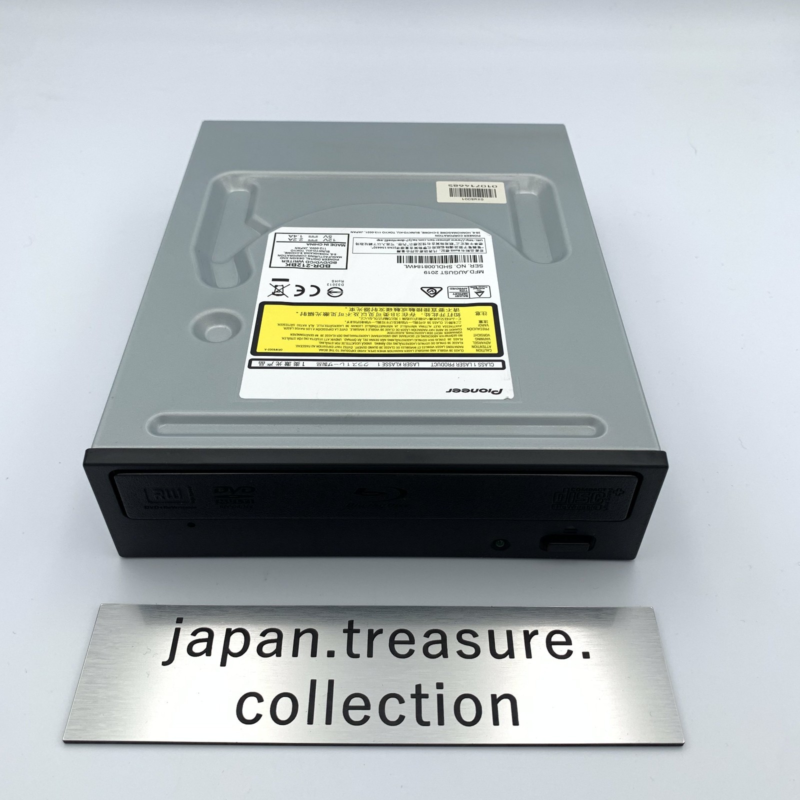 Pioneer BDR-212BK 16x Internal BD DVD CD Writer SATA M-DISC Tested Japan