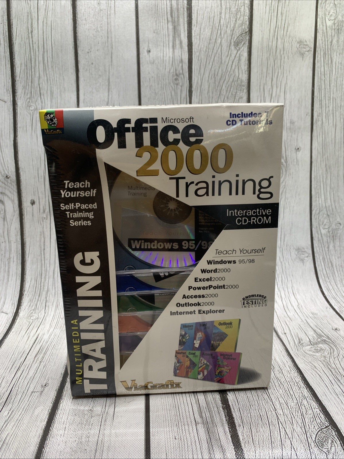MS Office 2000 Training 7 Disc Set Multimedia Training Tutorial SEALED