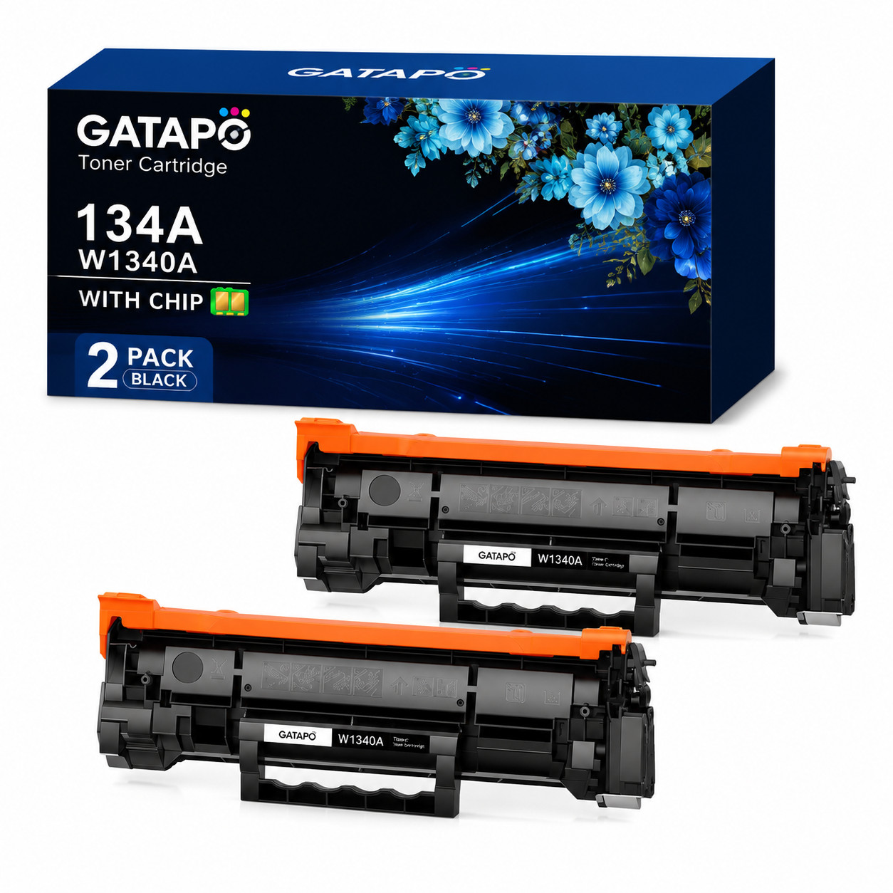 134A-W1340A-2PK for Laser Jet M209dw M209d M234dw M234sdn M234sdw Ink