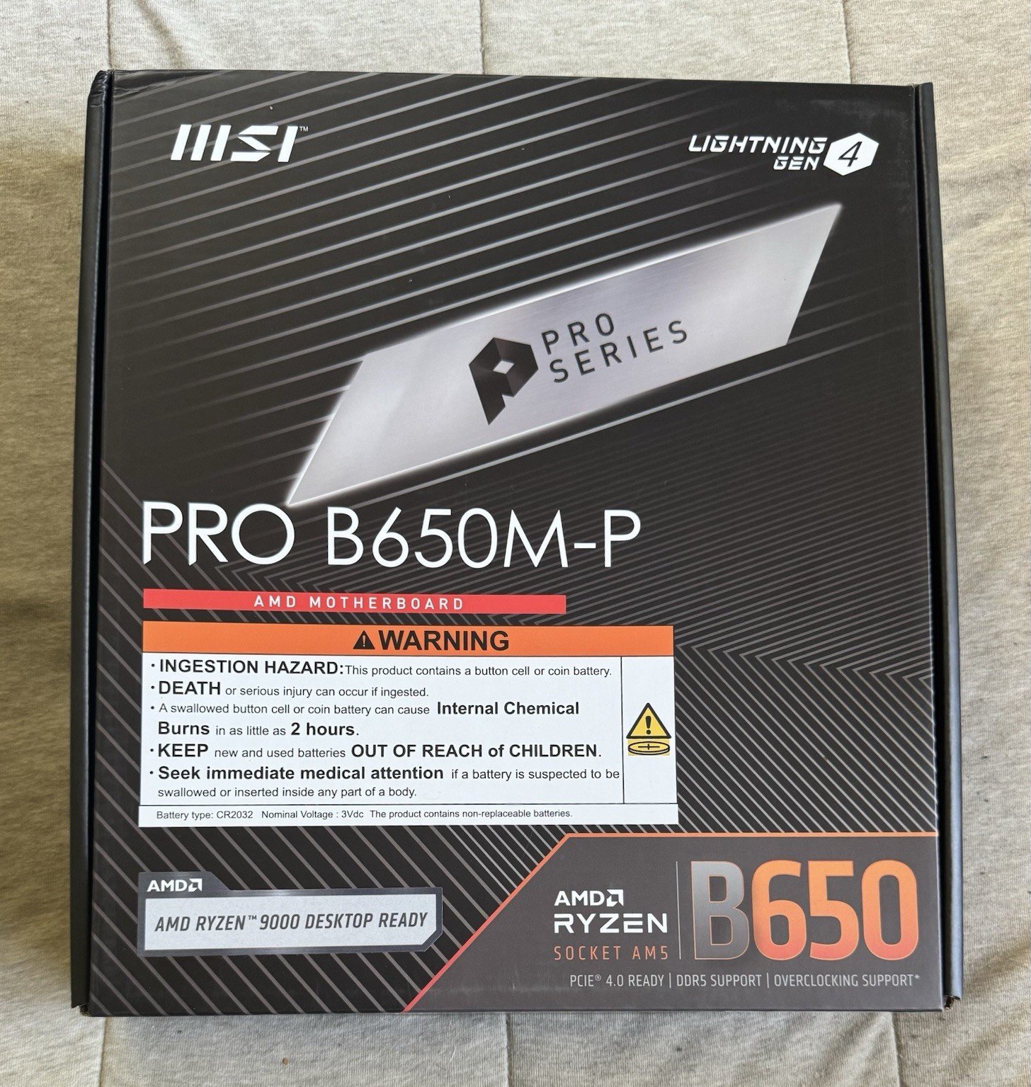 MSI PRO B650M-P Motherboard AMD B650 Socket AM5