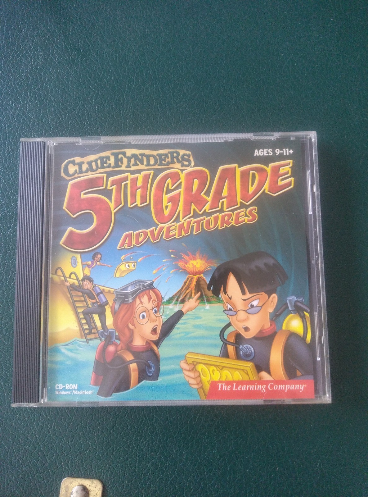ClueFinders 5th Grade Adventures PC Mac CD-ROM 1999 Vintage Jewel Case Untested