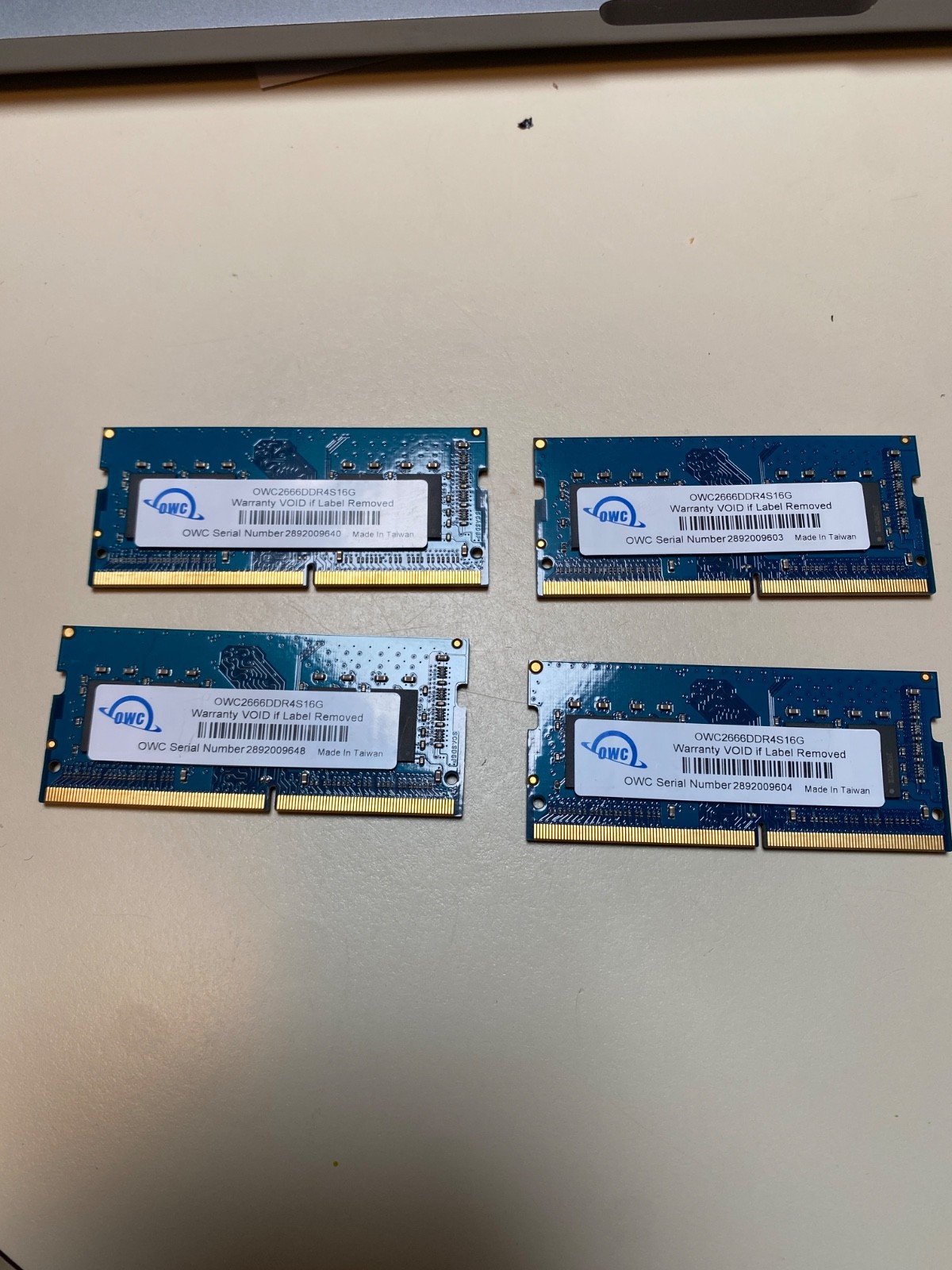 4X16 OWC OWC2666DDR4S16G Memory Module