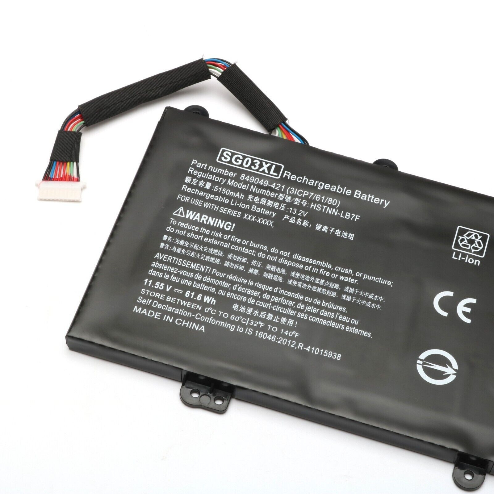 NEW 61.6WH SG03XL Battery For HP Envy M7-U 17-U M7-U009DX HSTNN-LB7F 849315-850