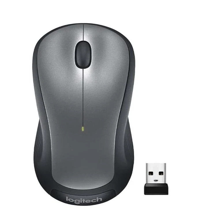 Logitech M310 Wireless Ambidextrous Optical Mouse w/ USB Receiver PC/MAC Silver