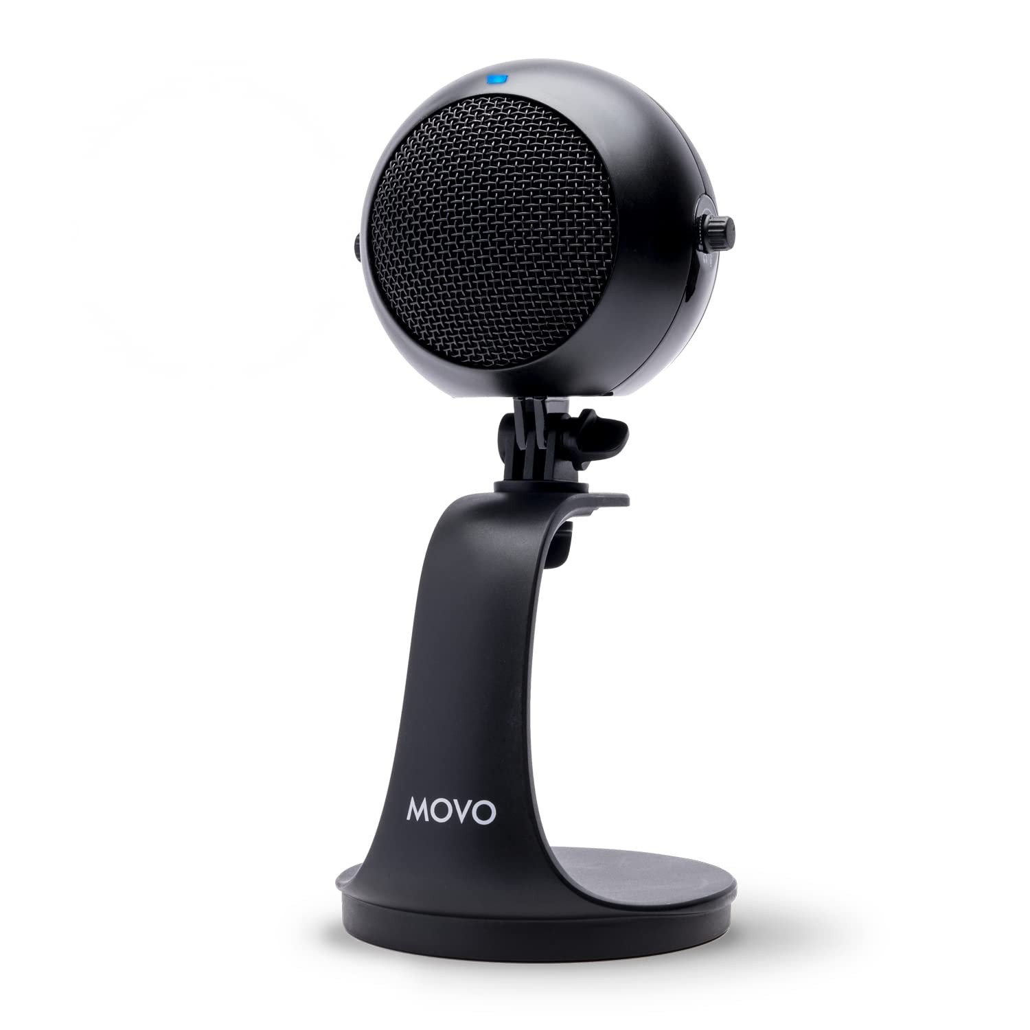 WebMic USB Microphone Desktop Stand Black Cardioid Condenser PC Mac Gain