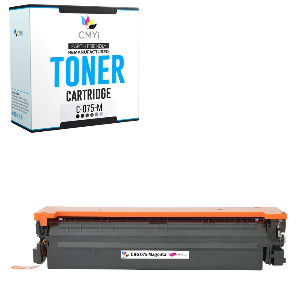 CMYi 1PK Compatible 075 Magenta Toner Cartridge fits Canon imageCLASS MF663Cdw