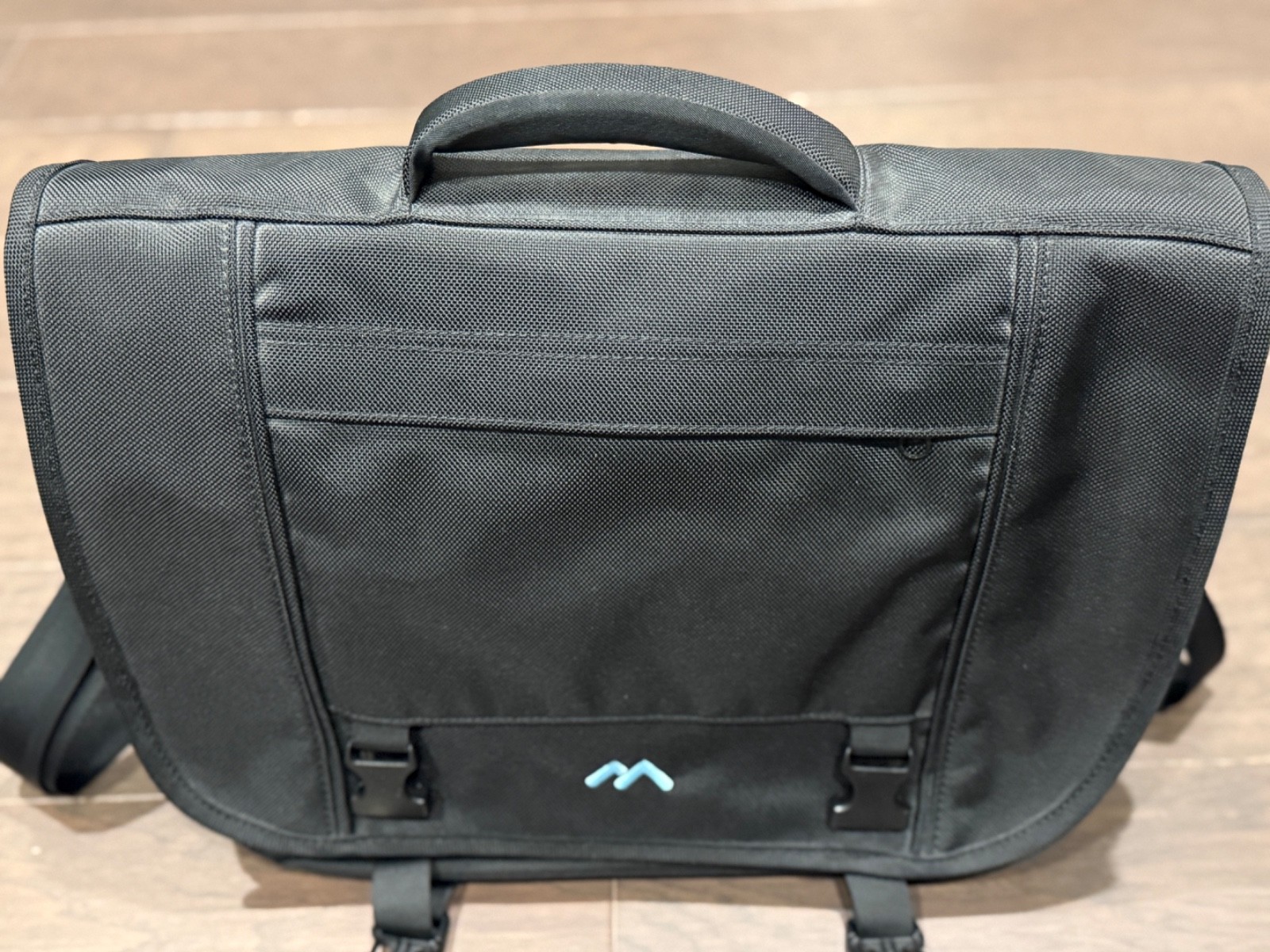 BRENTHAVEN ~ Black Triload Nylon Laptop Notebook Shoulder Bag Briefcase