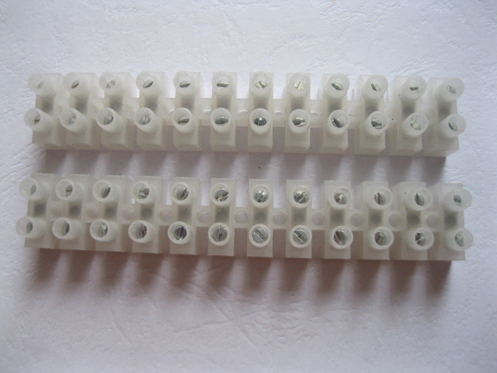 10 pcs 12 pin/way Pitch 10.0mm Terminal Block Connector Feed Through Type New