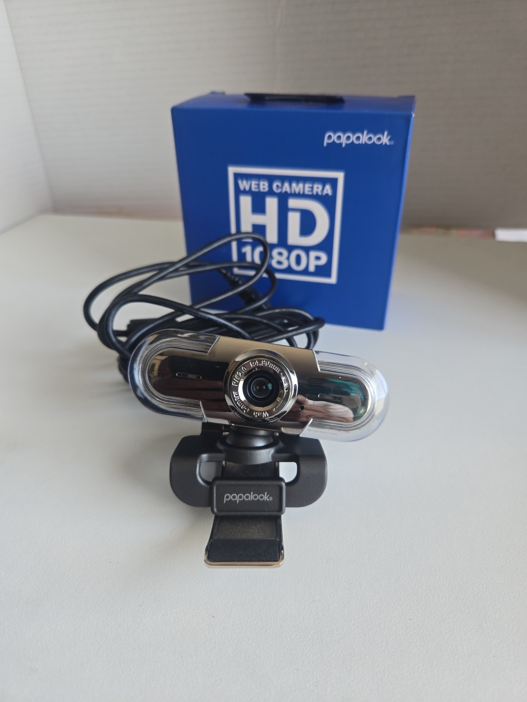 PAPALOOK  Full HD Autofocus Webcam Noise Reduction USB Mic Camera Video