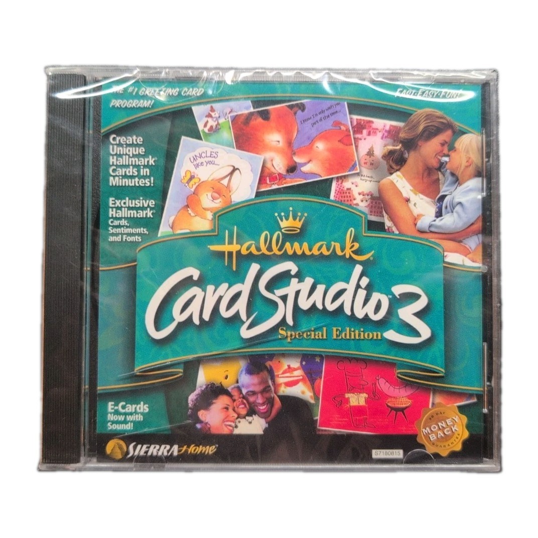 Hallmark Card Studio 3 Special Edition PC CD Design Greetings Windows NOS New