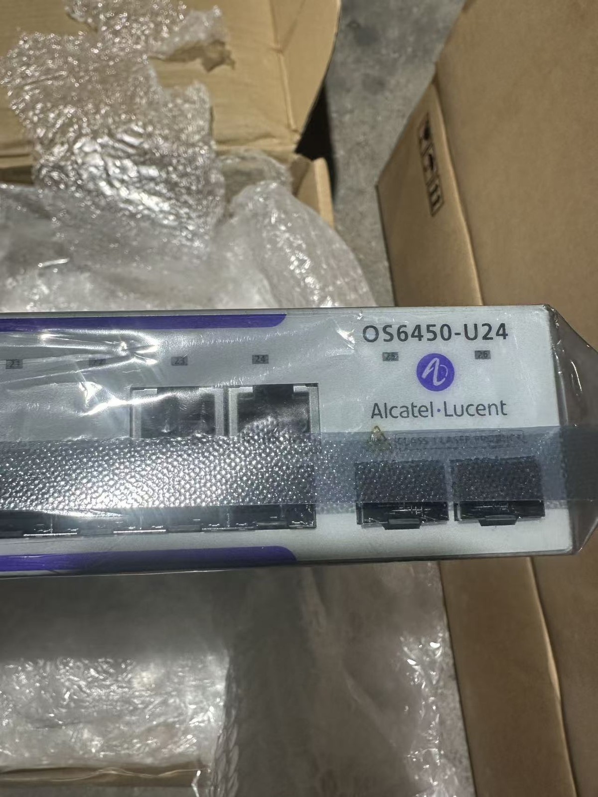 New Alcatel Lucent OS6450-U24 OmniSwitch 6450-U24 l3 22 X Gigabit Managed Switch