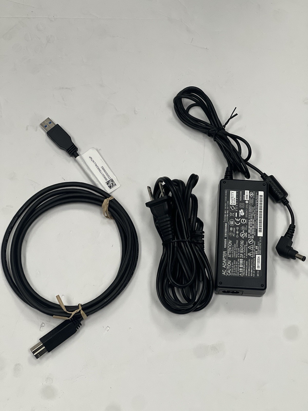 (OEM Genuine AC Adapter /3.0 USB)Power Supply Fujitsu fi-7160  fi-6130  Scanner