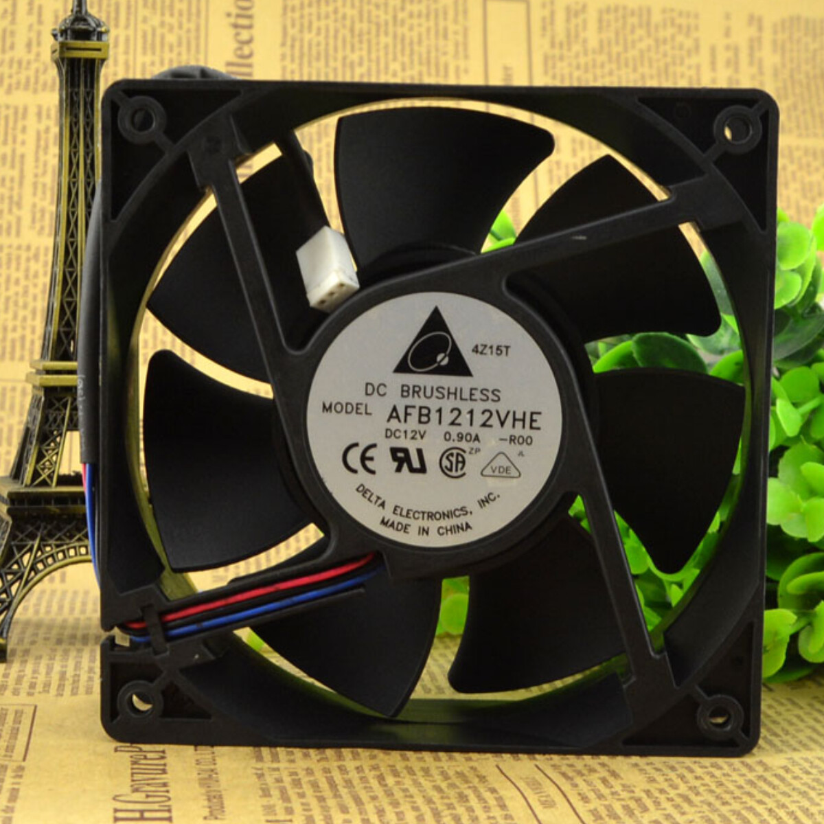 DELTA AFB1212VHE 12038 12V 0.90A 12cm Industrial Cooling Fan High Air Volume