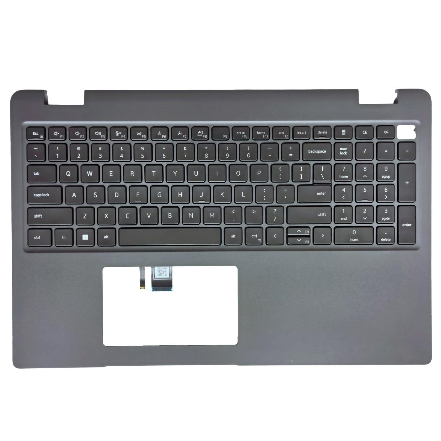 Backlit Hungarian Keyboard for Dell Latitude 3540 3550 (2021 Serie) Palmrest