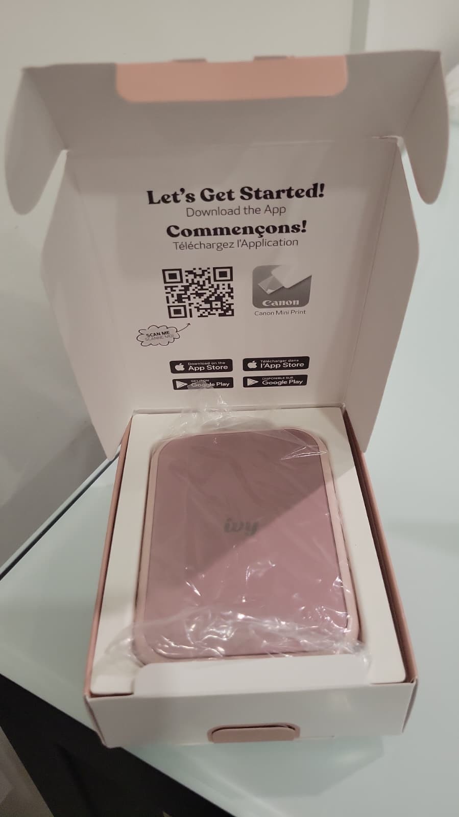 NEW Canon 5452C017 IVY CLIQ2 Mini Portable 2x3" Photo Printer (Blush Pink)