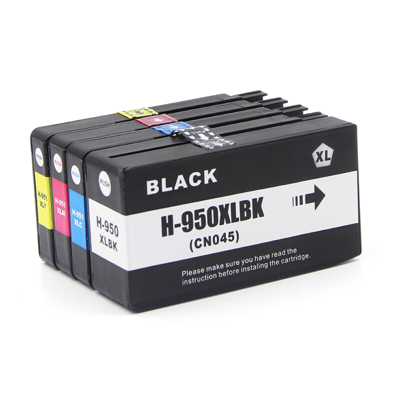 2 SET For HP 950XL 951XL Compatible Inkjet Cartridge With Chip 4PC/SET