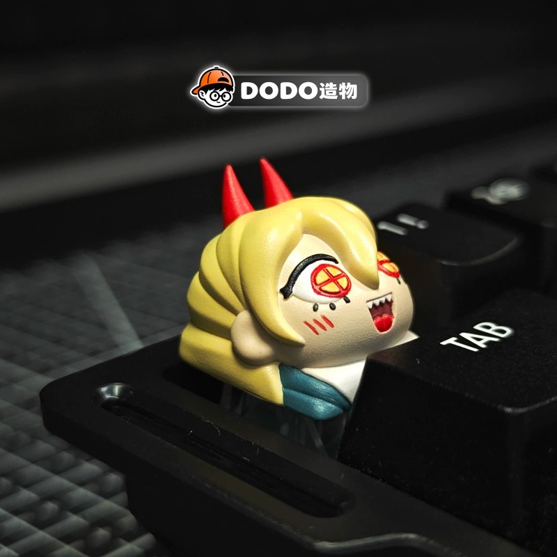Chainsaw Man Pochita Power Denji Keycaps For Cherry MX Mechanical Keyboard Gifts