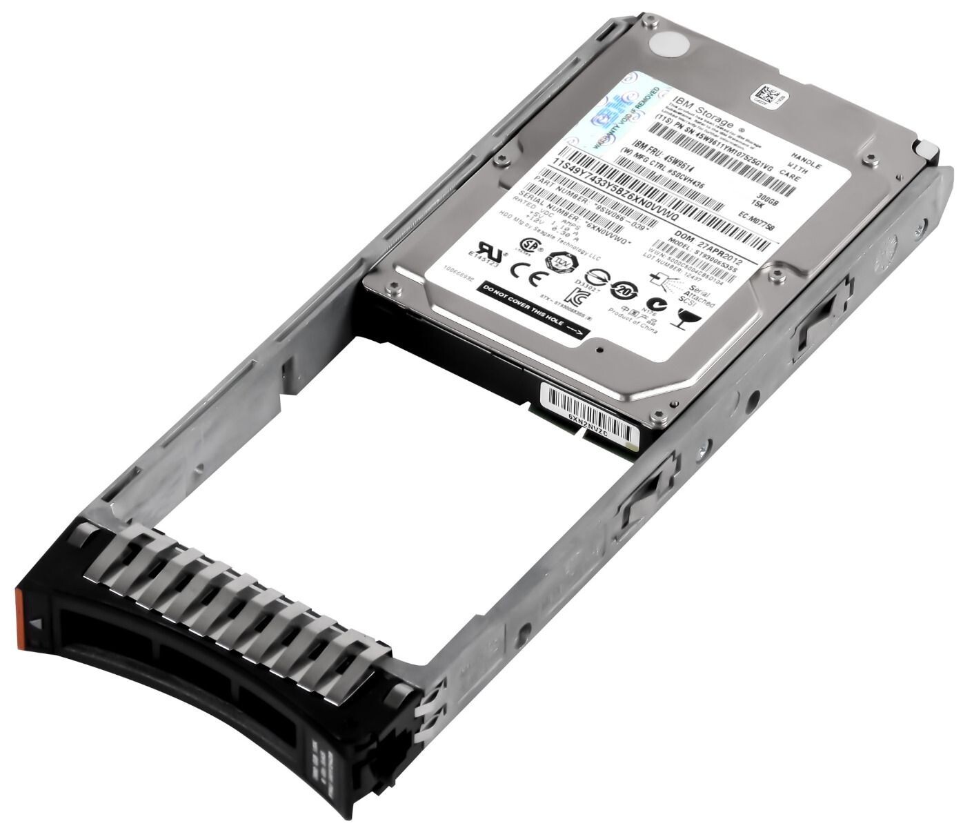 HARD DRIVE IBM 45W9614 45W9611 ST9300653SS 300GB SAS-2 15000RPM 64MB 2.5" inch