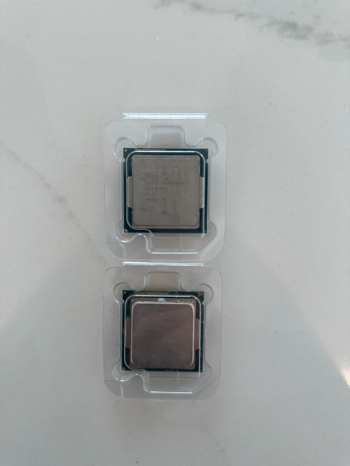Lot of 2 Intel Core i5-4570S 2.90GHz Quad-Core LGA 1150 SR14J CPU Processor