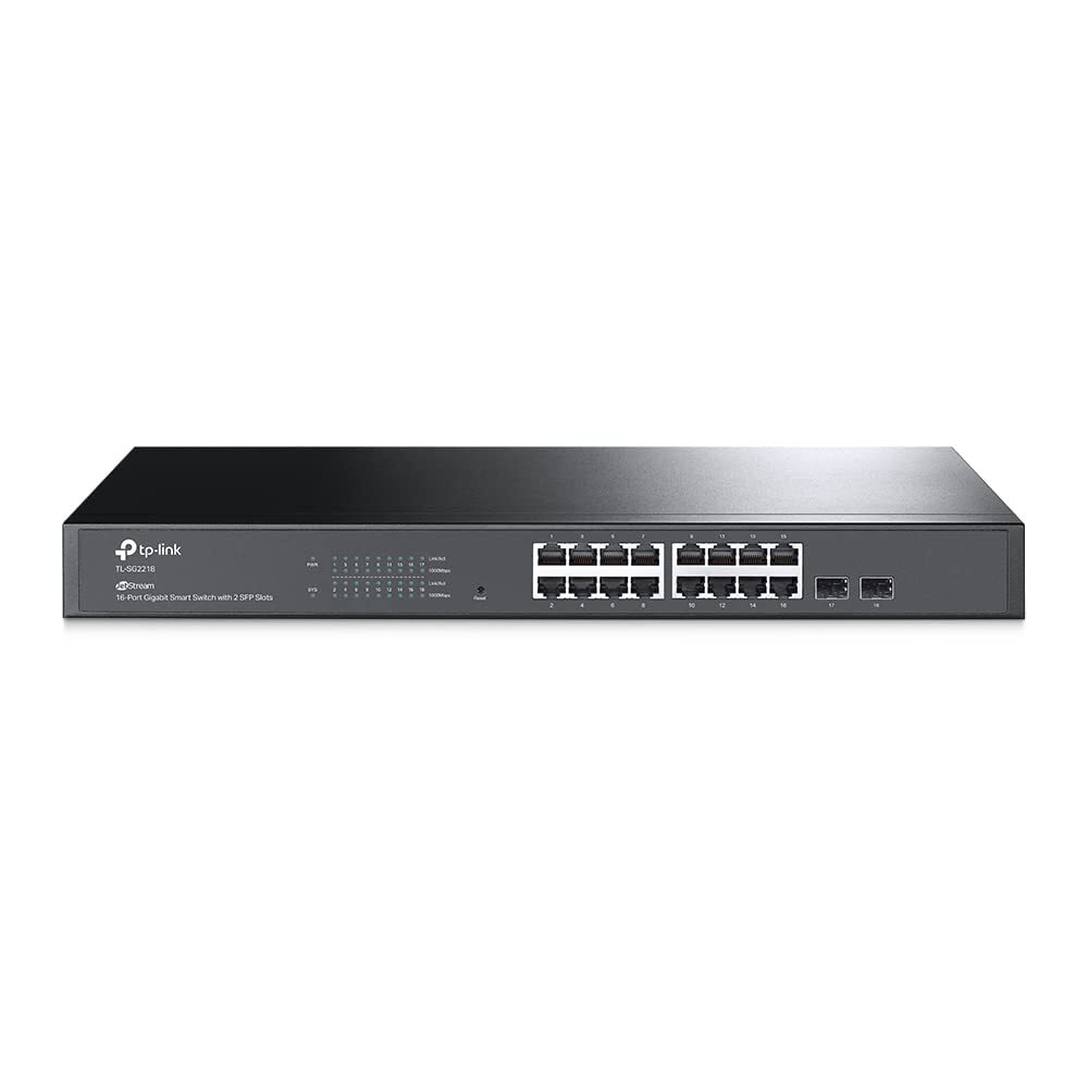 JetStream 16 Port Gigabit Smart Managed Switch with 2 SFP Slots and SDN