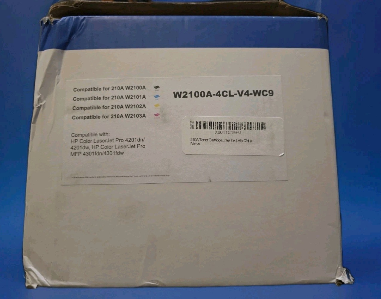 210A Toner Cartridges 4 Pack - High-Yield With Chip for HP 4201dn MFP 4301dw