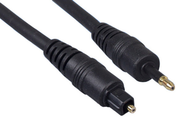 3FT-6FT Toslink 5.0mm to Mini 3.5mm Digital Fiber Optical Audio Cable S/PDIF PC