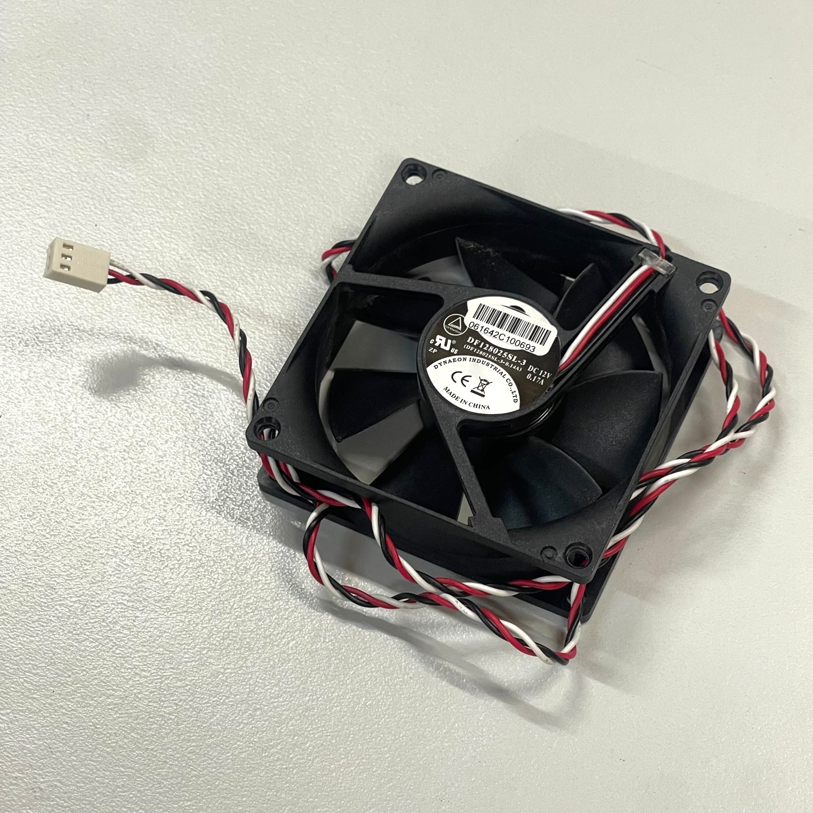 Genuine TOP MOTOR CPU Cooling Fan 8025 12V 0.17A 8CM 3 Wire 3 Pin DF128025SL-3
