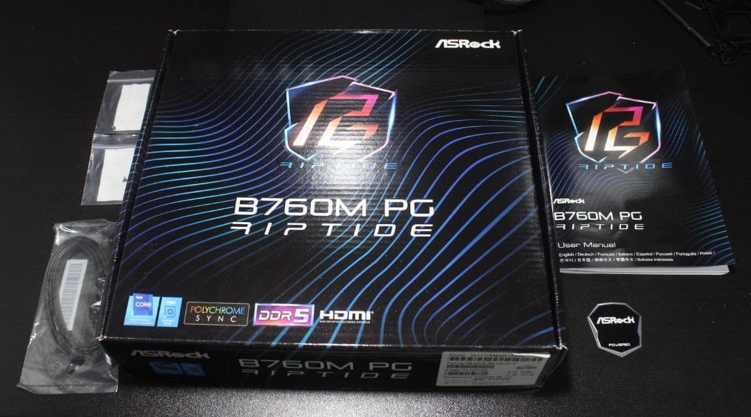ASRock B760M PG Riptide DDR5 MicroATX LGA1700 Motherboard