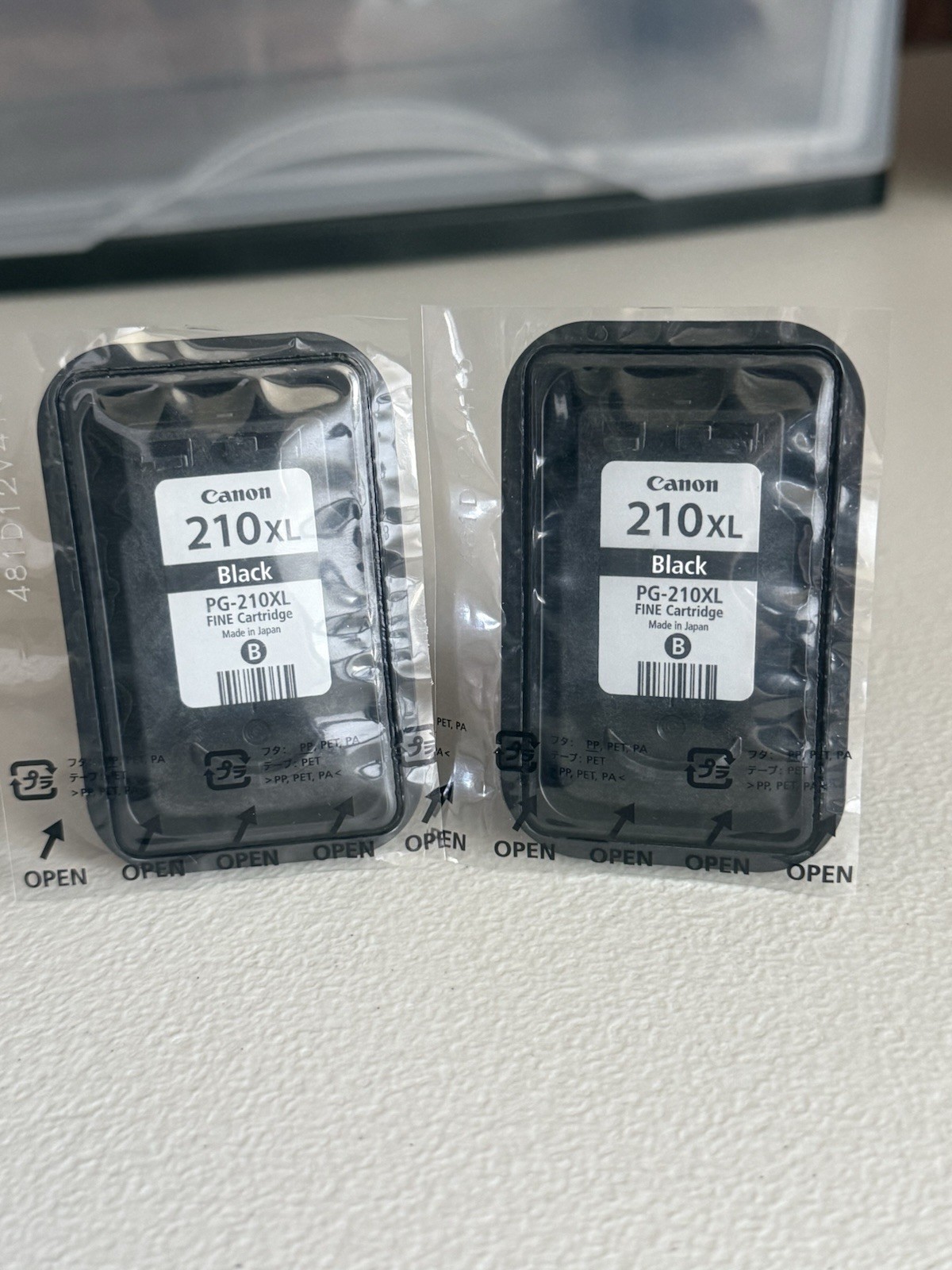 Canon 210XL Black PG-210XL Twin Pack 2973B020 2 x 2973B001 Sealed