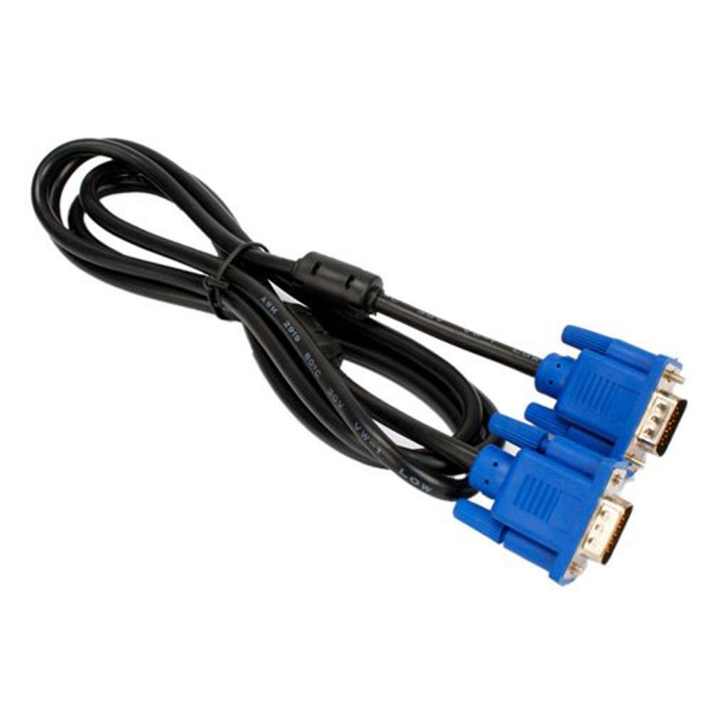 5ft Premium HD15 Male to Male SVGA VGA Video Monitor Cable w/ Ferrite Core cord