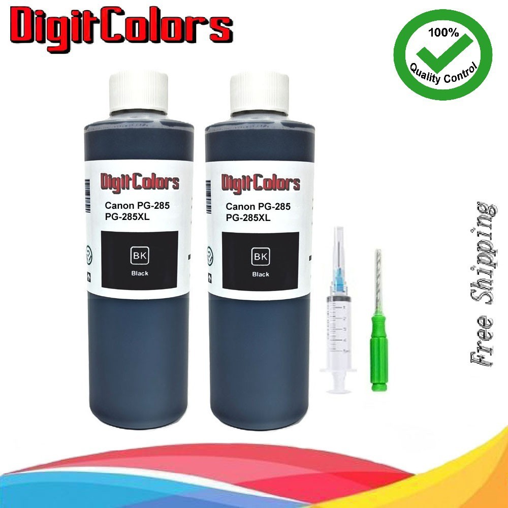 Ink Cartridge Refill Kit Balck Ink bottles For Canon PG-285 PG-285XL 2X250ml