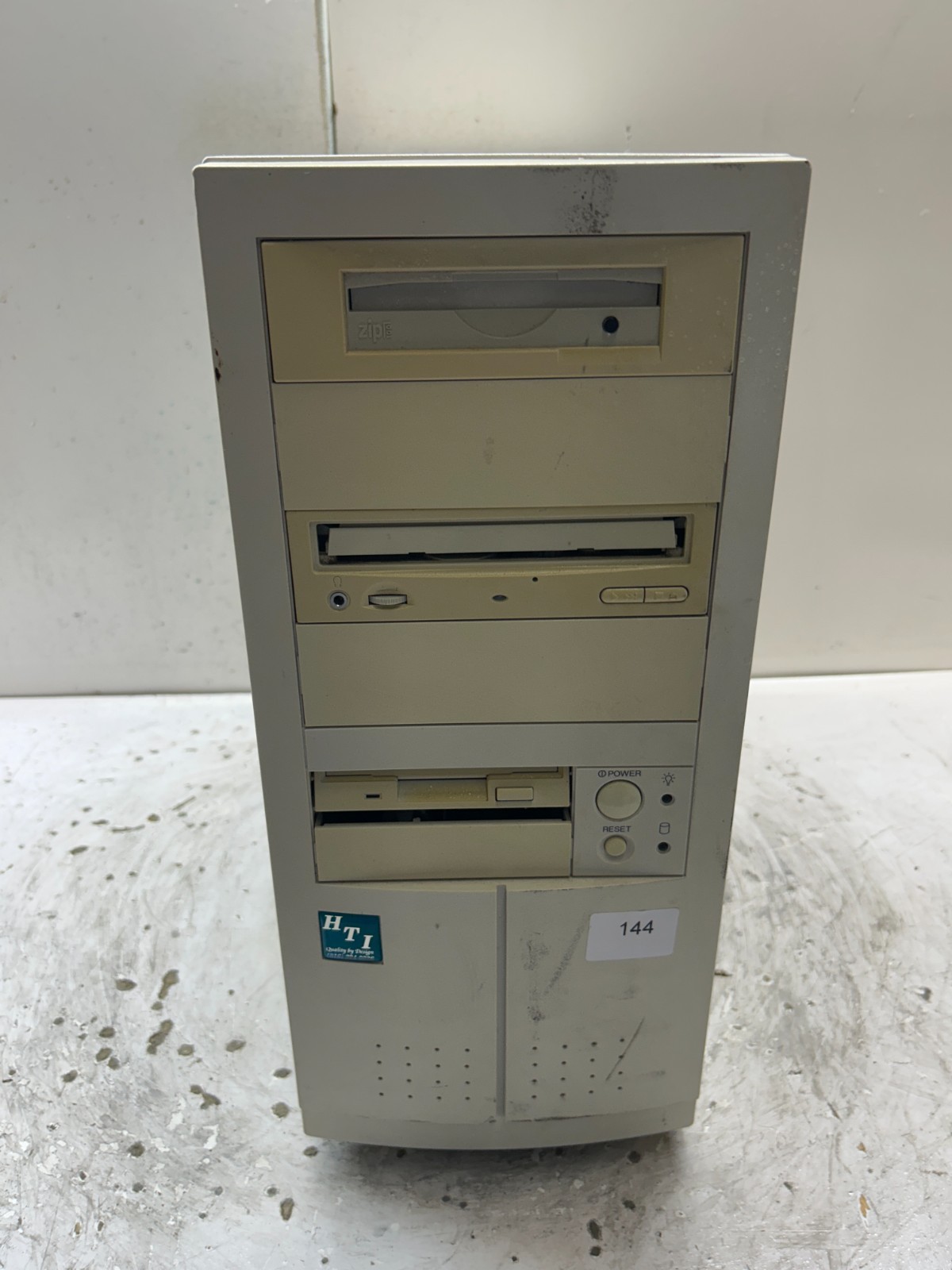Vintage Beige ATX Desktop Computer Case