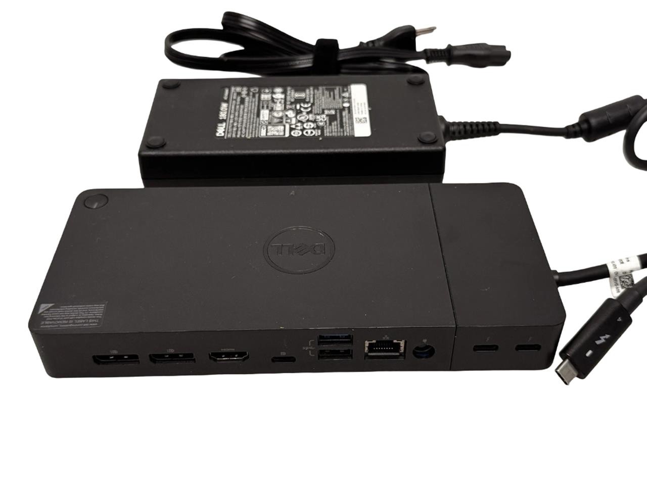 Dell WD22TB4 Thunderbolt 4 Docking Station K20A001 180W Power Adapter