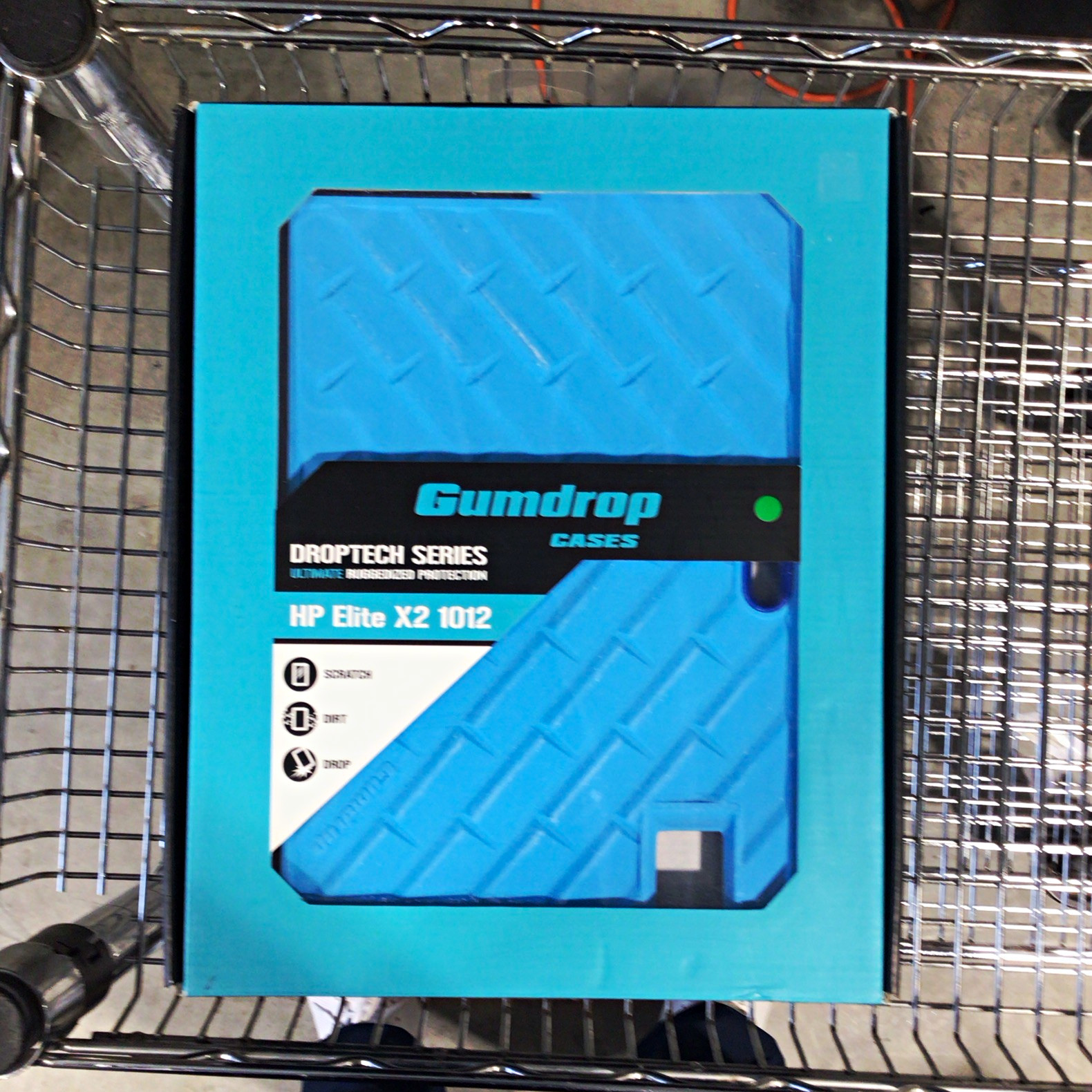 Gumdrop Cases DropTech Series Rugged Case for HP Elite x2 1012 - Blue Kickstand